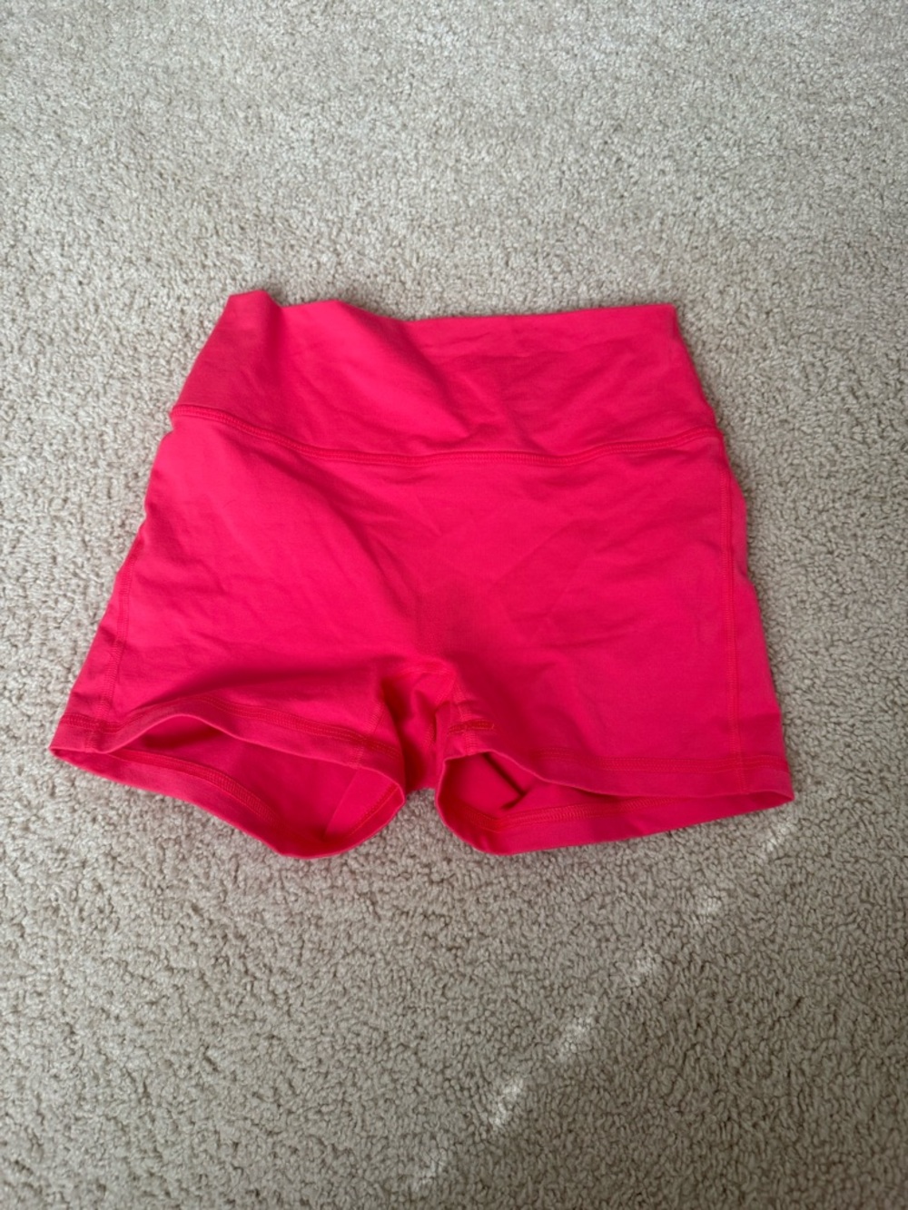 Fleo High-Waist Hot Pink Bike Shorts